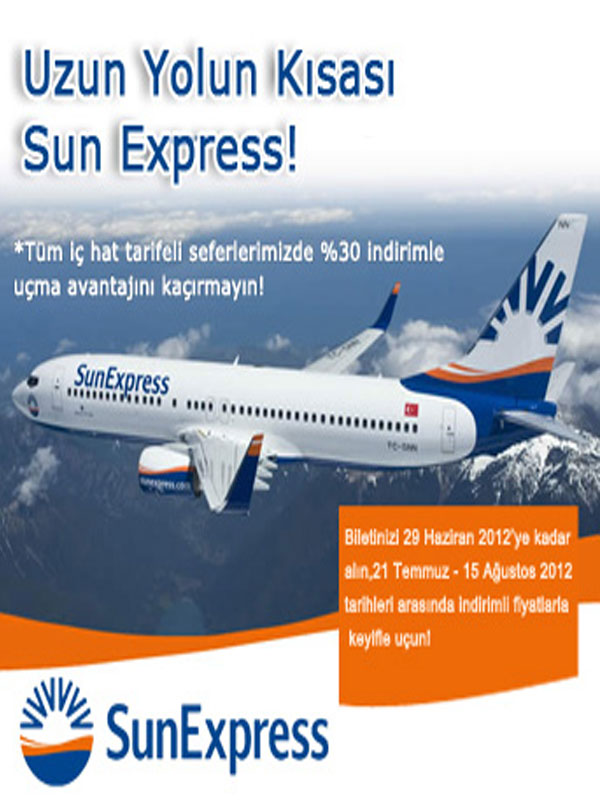 Sunexpress Merkez  Şubesi Telefon